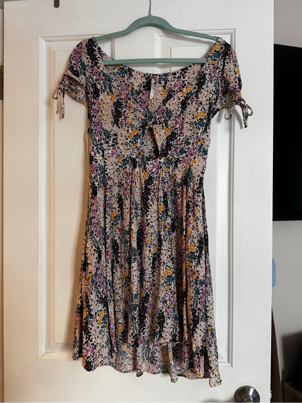 Flared Keyhole Mini Dress by Free People